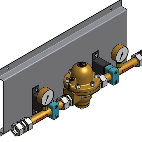 Kleine Standard-Druckregelstreckefel